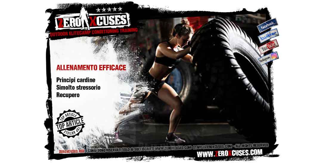 I principi cardine dell’allenamento